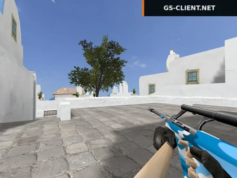 AUG Blue Camo