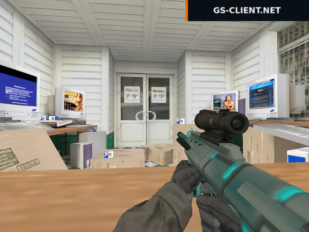Aug Blue Metal — Синий металл