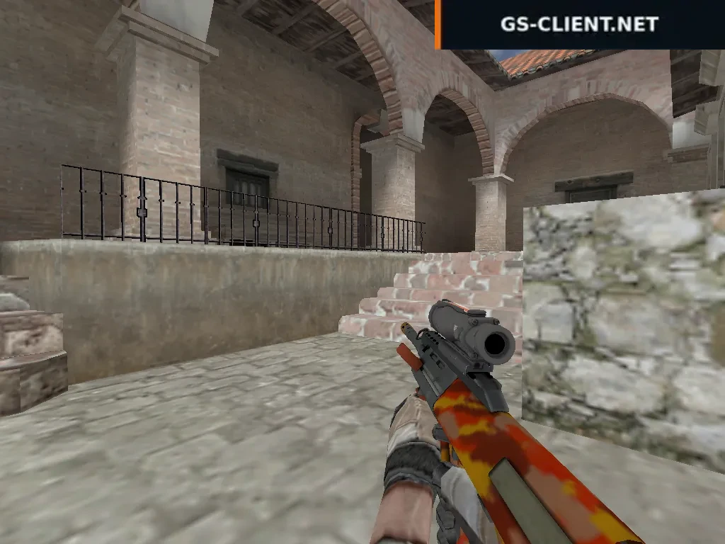 AUG Red Camo