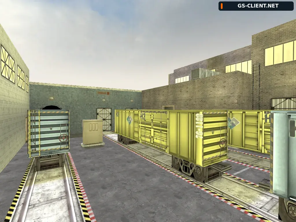 HD текстуры карты «de_train» из CS:GO