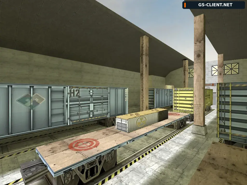 HD текстуры карты «de_train» из CS:GO